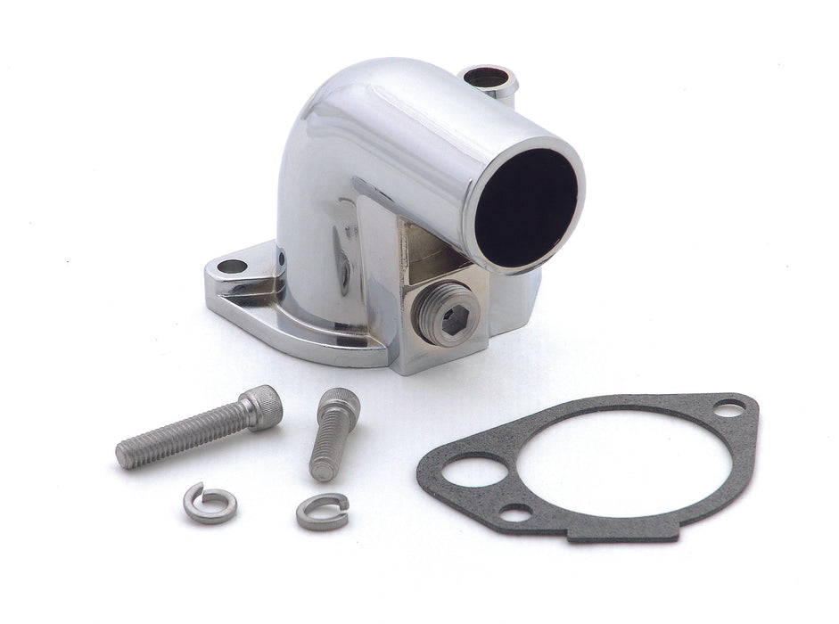 Mr Gasket 9713 Water Neck; w/Mounting Gasket; 90 deg. Angled Neck; - Truck Part Superstore