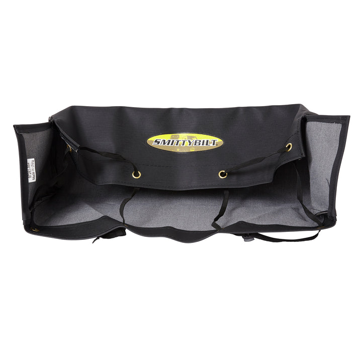 Smittybilt 97281-98 Winch Cover 8K and Higher Winches Smittybilt Logo Black - Truck Part Superstore