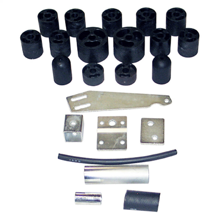 Performance Accessories PA972 2 Inch Body Lift Kit 97-06 Jeep Wrangler TJ/TJL 5-Speed Manual and Automatic 4WD Only Gas Performance Accessories - Truck Part Superstore