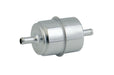 Mr Gasket 9745 Chrome Plated Canister Fuel Filter; 5/16 in. ID Hose; Race Only; - Truck Part Superstore