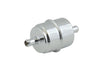 Mr Gasket 9746 Chrome Plated Canister Fuel Filter; 3/8 in. ID Hose; Race Only; - Truck Part Superstore