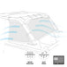 Smittybilt 97501 Cloak Extended Mesh Top; Cloak Sides And Rear; Black Mesh; - Truck Part Superstore
