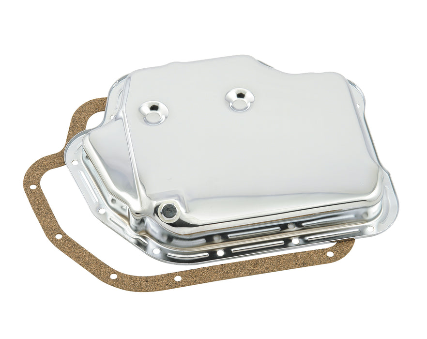 Mr Gasket 9762 Automatic Transmission Oil Pan; Chrome; Incl. Drain Plug/Washer/Gasket; - Truck Part Superstore