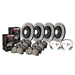 StopTech 977.44033 StopTech Sport Axle Pack; Slotted Rotor; 4 Wheel Brake Kit with Brake lines - Truck Part Superstore