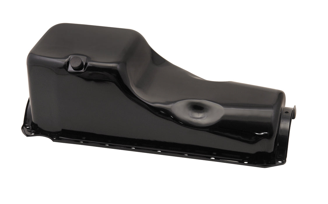 Mr Gasket 9779K Oil Pan; Black Painted Steel; - Truck Part Superstore