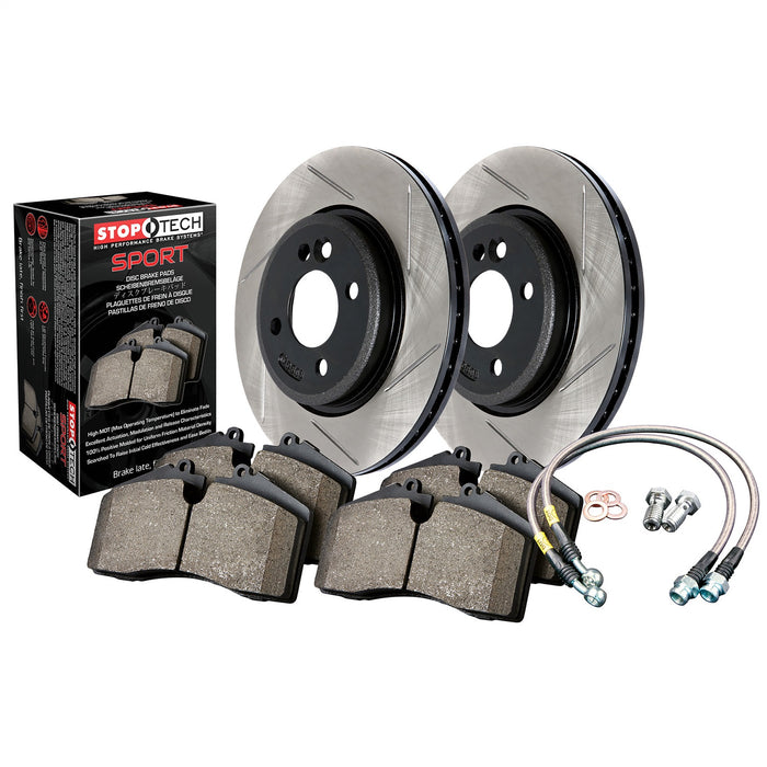 StopTech 977.42013F Sport Axle Pack; Slotted; Front - Truck Part Superstore