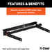 CURT 60631 Under-Bed Gooseneck Installation Brackets; Select Silverado; Sierra C/K - Truck Part Superstore