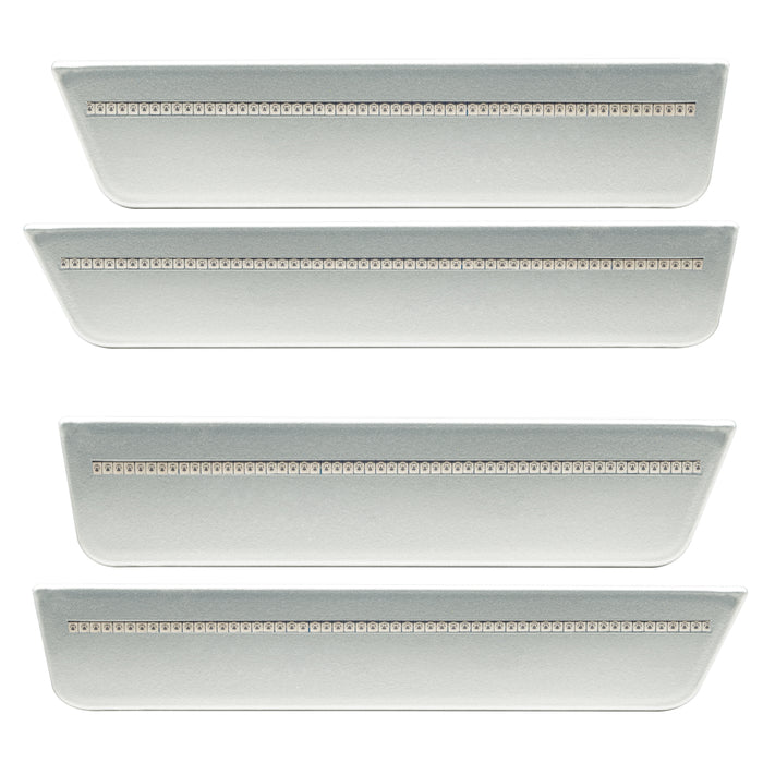 Oracle Lighting 9800-PS2-C Concept Sidemarker Set, Clear, Bright Silver Metallic (PS2) - Truck Part Superstore