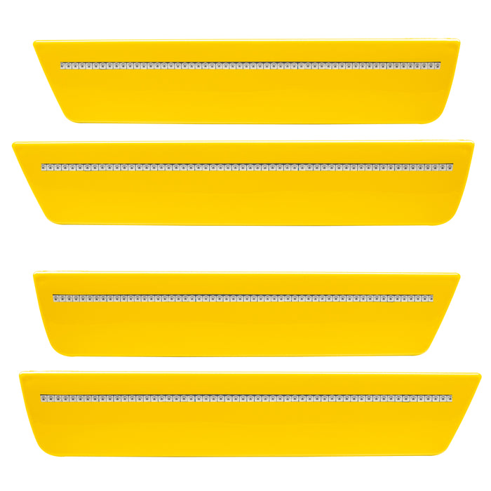 Oracle Lighting 9800-PYB-C Concept Sidemarker Set, Clear, Detonator Yellow (PYB) - Truck Part Superstore