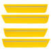 Oracle Lighting 9800-PYB-C Concept Sidemarker Set, Clear, Detonator Yellow (PYB) - Truck Part Superstore