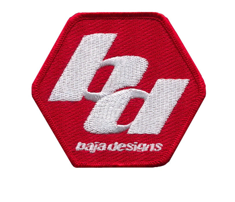 Baja Designs 980031 Baja Designs Patch 3x3 Inch Red/White - Truck Part Superstore