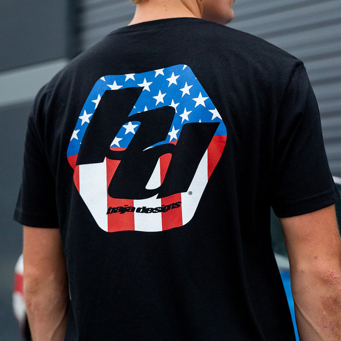 Baja Designs 980055 Baja Designs Freedom Mens T-Shirt Medium - Truck Part Superstore