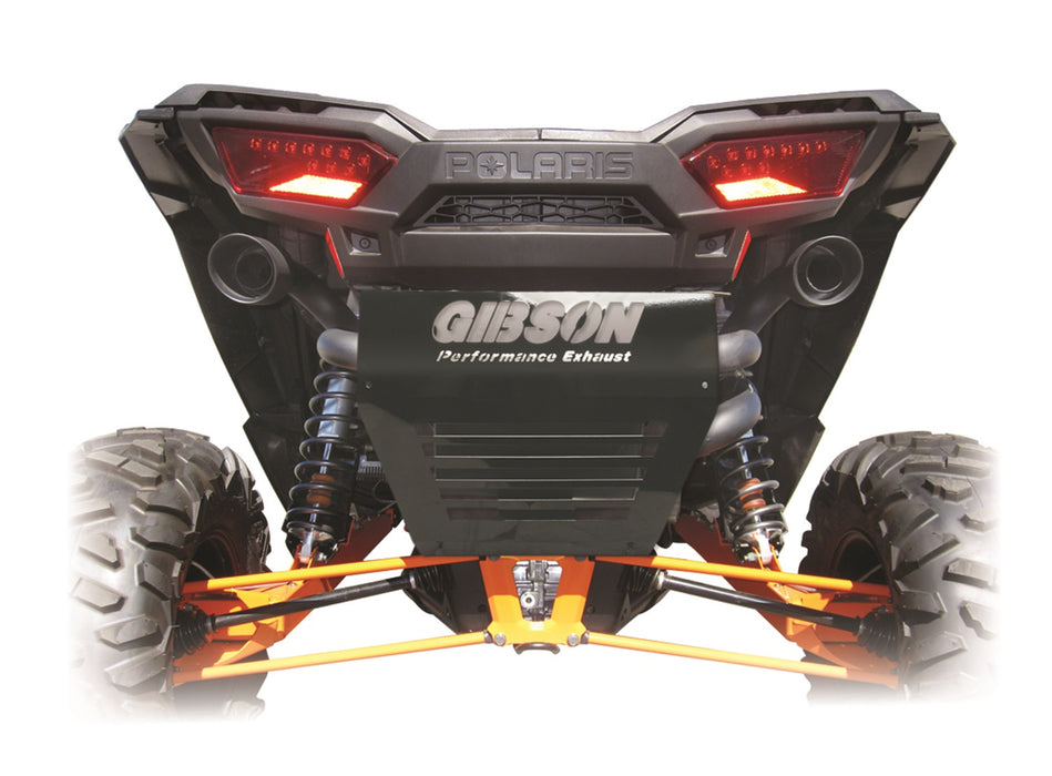 Gibson Performance Exhaust 98015 Polaris UTV Dual Exhaust; Black Ceramic - Truck Part Superstore