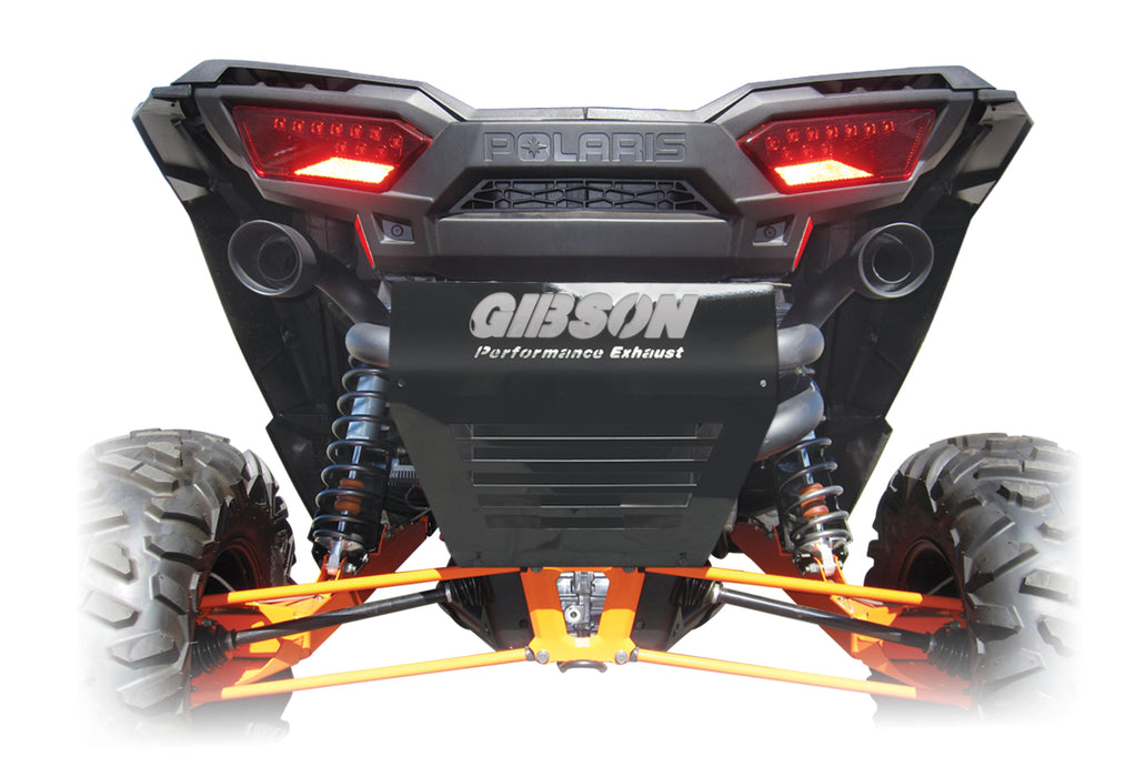 Gibson Performance Exhaust 98021 Polaris UTV Dual Exhaust; Stainless - Truck Part Superstore