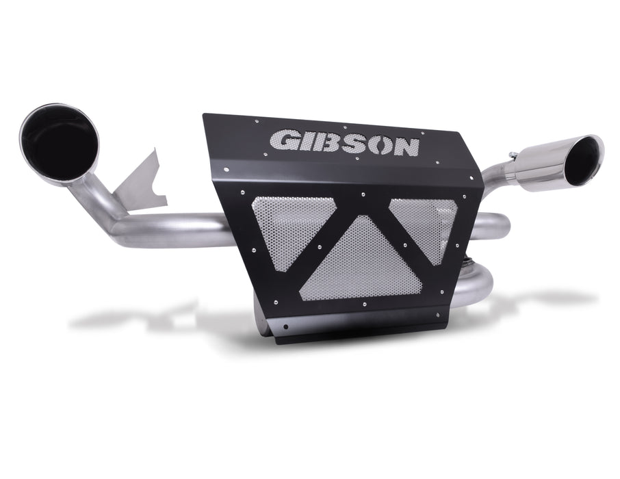 Gibson Performance Exhaust 98037 Polaris UTV Dual Exhaust; Stainless - Truck Part Superstore