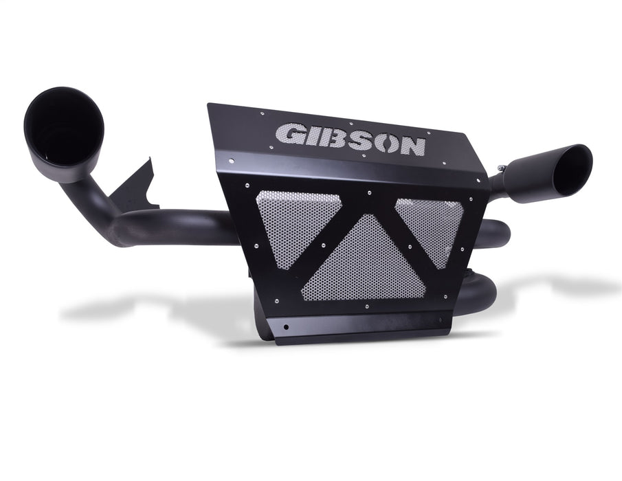 Gibson Performance Exhaust 98038 Polaris UTV Dual Exhaust; Black Ceramic - Truck Part Superstore