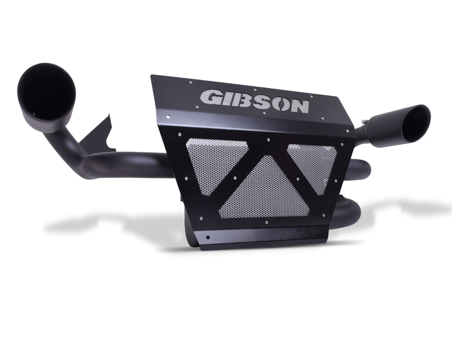 Gibson Performance Exhaust 98038 Polaris UTV Dual Exhaust; Black Ceramic - Truck Part Superstore