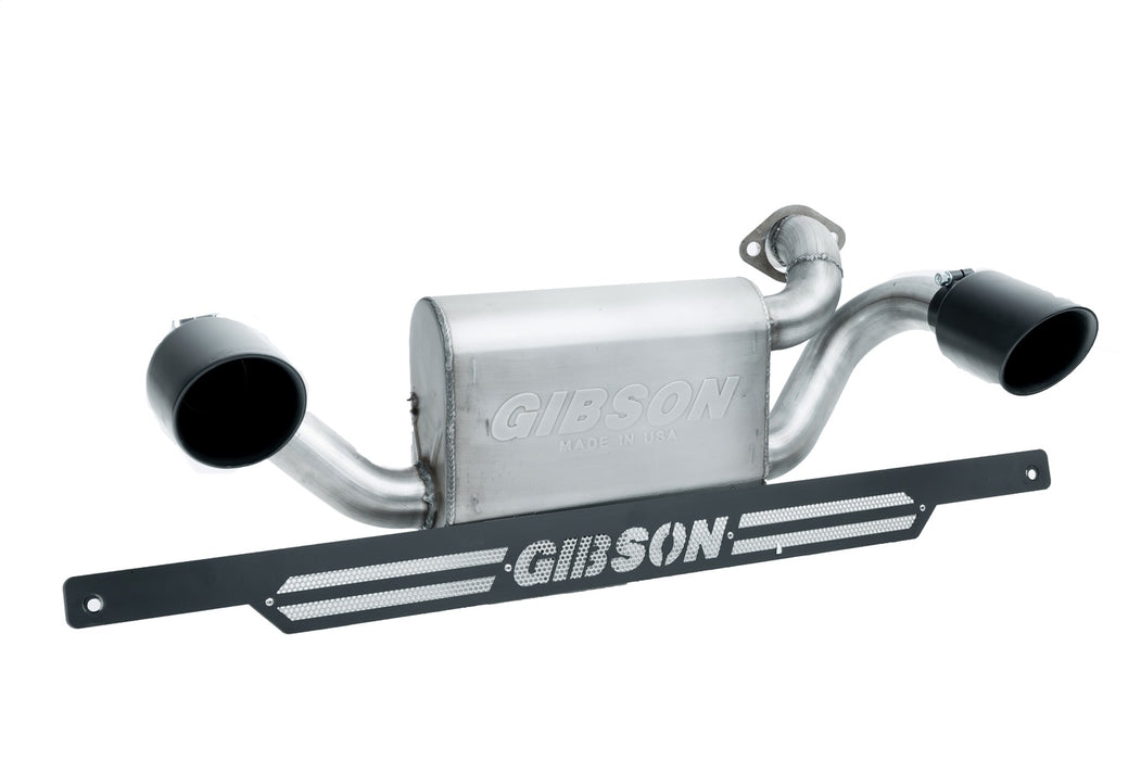 Gibson Performance Exhaust 98046 Polaris UTV Dual Exhaust; Black Ceramic - Truck Part Superstore