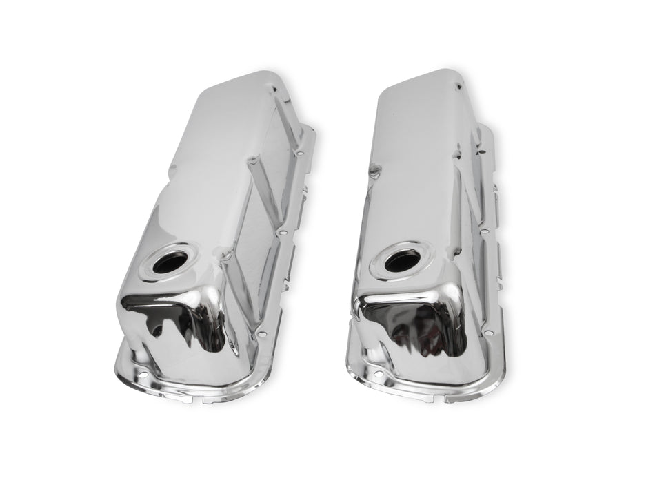 Mr Gasket 9804 Valve Cover; OEM Height; Baffled; Pair; - Truck Part Superstore