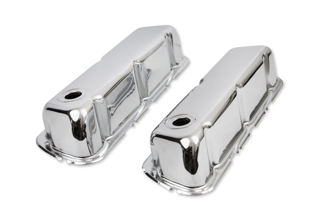 Mr Gasket 9804 Valve Cover; OEM Height; Baffled; Pair; - Truck Part Superstore