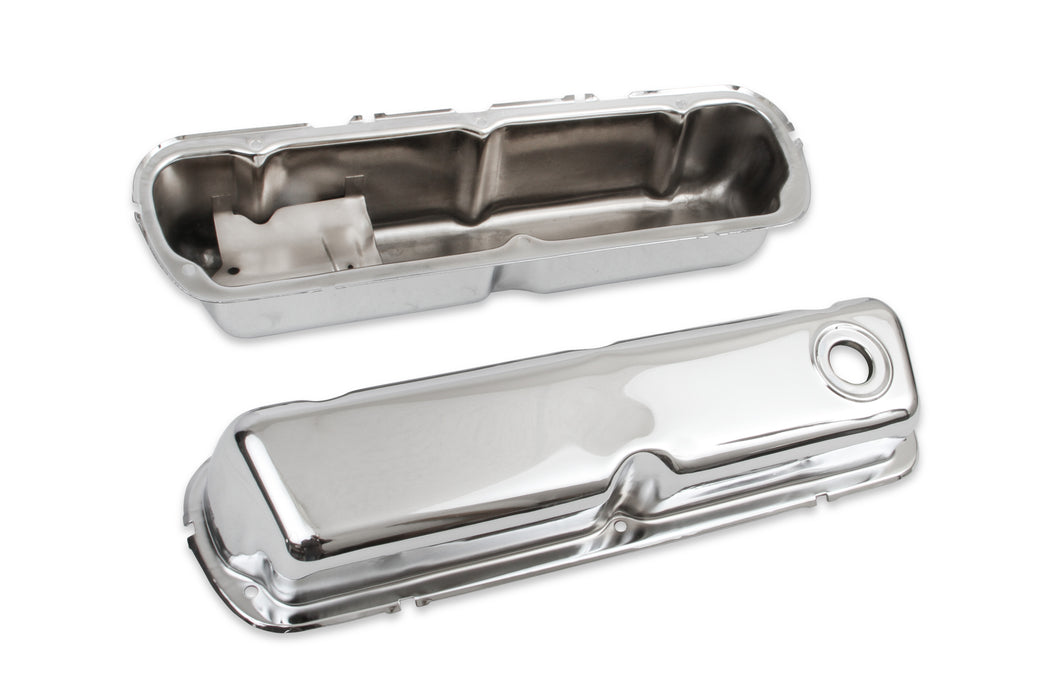 Mr Gasket 9804 Valve Cover; OEM Height; Baffled; Pair; - Truck Part Superstore