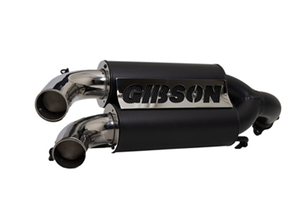 Gibson Performance Exhaust 98051 Polaris UTV Dual Side Exhaust; Black Ceramic - Truck Part Superstore