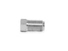 Earl's Performance 9806624ERL Steel Inverted Flare Plug; Size: 3/8-24 in. Inverted Flare; Nickel Plated; - Truck Part Superstore