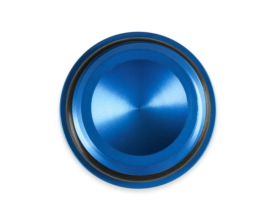 Earl's Performance 981308ERL Aluminum AN O-Ring Port Plug; Size: -8AN O-Ring Port; 1 pc.; Anodized Blue; - Truck Part Superstore