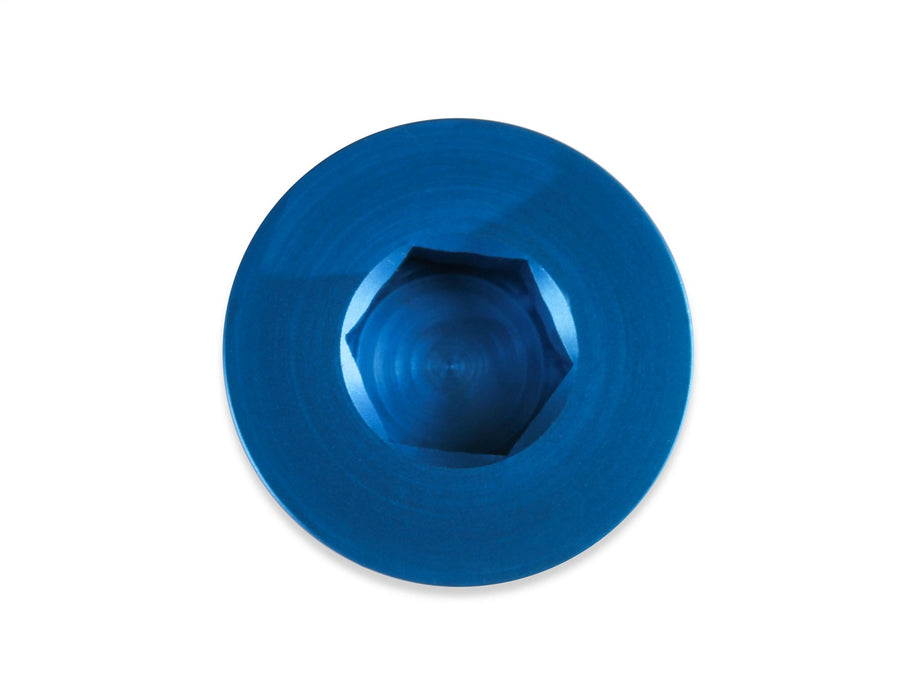 Earl's Performance 981310ERL Aluminum AN O-Ring Port Plug; Size: -10AN O-Ring Port; 1 pc.; Anodized Blue; - Truck Part Superstore