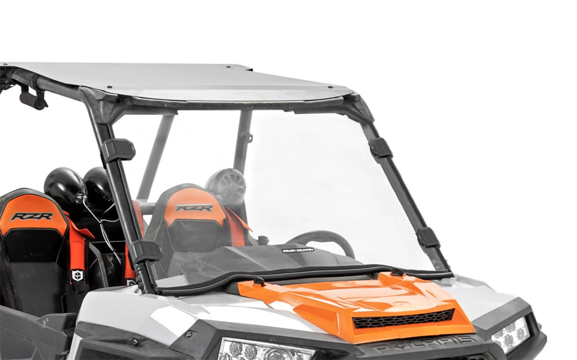 Rough Country 98141810 Polaris RZR Scratch Resistant Full Windshield For 2014-Pres Polaris Rzr 1000/900 Rough Country - Truck Part Superstore