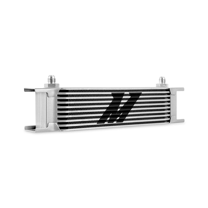 Mishimoto MMOC-10-6SL Universal 10-Row Oil Cooler, -6AN, Silver - Truck Part Superstore