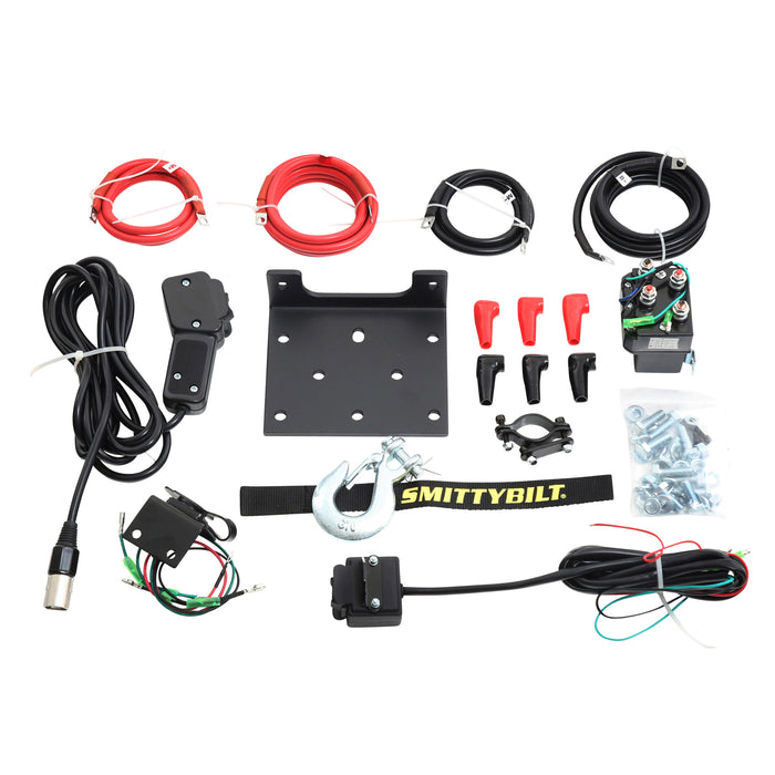 Smittybilt 98204 XRC 4 Comp 4,000 Lb Winch Comp Series W/Synthetic Rope Aluminum Fairlead Smittybilt - Truck Part Superstore