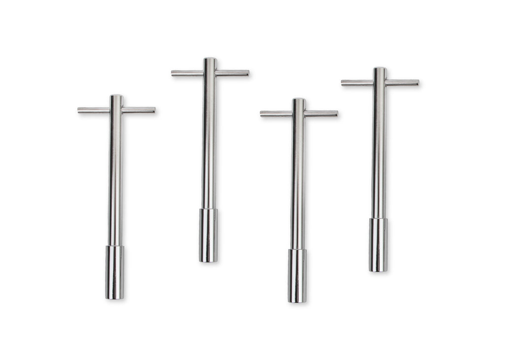 Mr Gasket 9820 Valve Cover T-Bar Wing Bolts; 1/4-20 x 5 in.; Steel; Chrome Plating; Set Of 4; - Truck Part Superstore