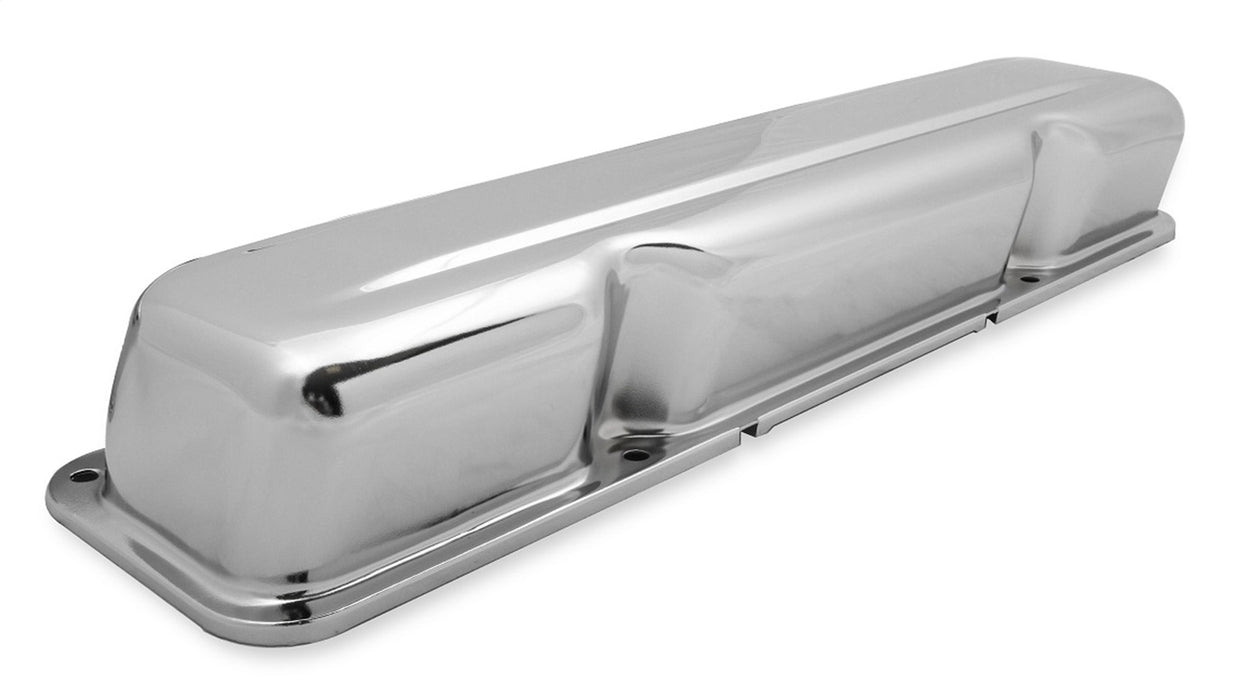 Mr Gasket 9830CMRG Valve Cover; Perimeter Style Bolt Patter; Chrome Plated Steel Finish; - Truck Part Superstore