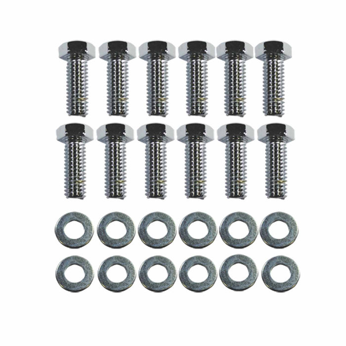 SpeedFx 9830 Chevy Small Block 283-400 CID Or Chevy 90 V6 Chrome Hex Head 3/8 In-16 Thread X - Truck Part Superstore