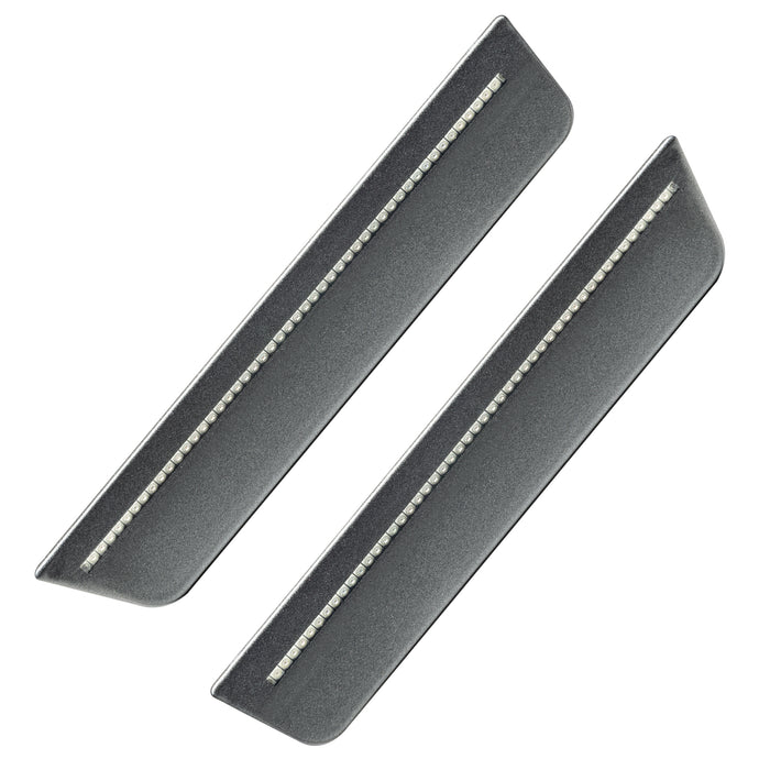 Oracle Lighting 9834-PDM-C Concept Sidemarker Set, Clear, Tungsten Metallic (PDM), Rear Set Only - Truck Part Superstore