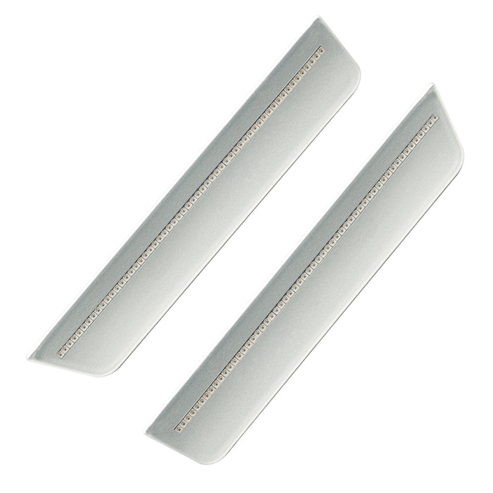 Oracle Lighting 9834-PS2-C Concept Sidemarker Set, Clear, Bright Silver Metallic (PS2), Rear Set Only - Truck Part Superstore