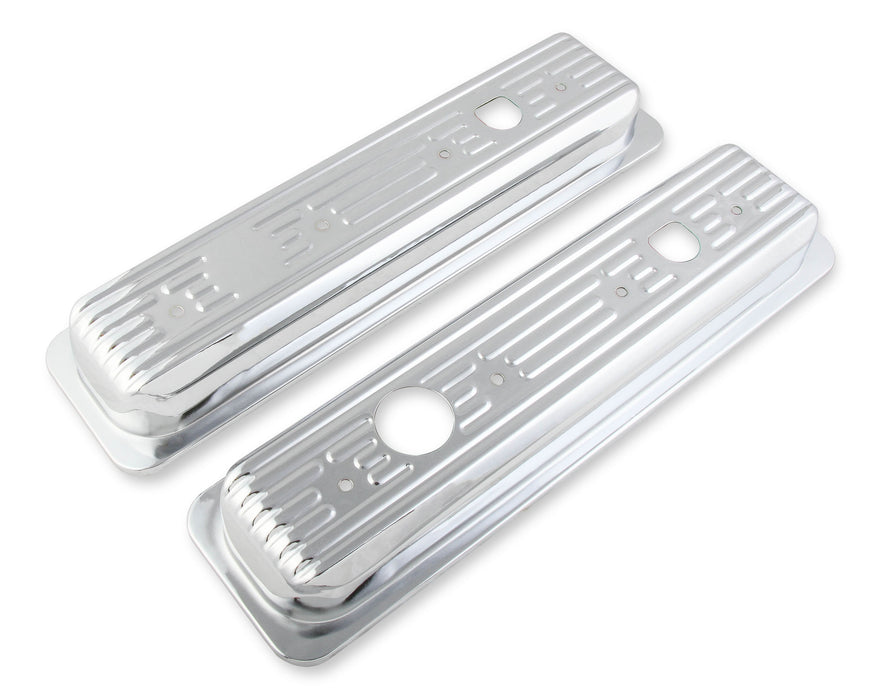 Mr Gasket 9847 Valve Cover; Valve Cover Cap; Center Hold Down Style; Pair; - Truck Part Superstore