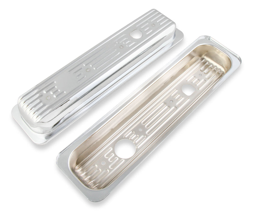 Mr Gasket 9847 Valve Cover; Valve Cover Cap; Center Hold Down Style; Pair; - Truck Part Superstore