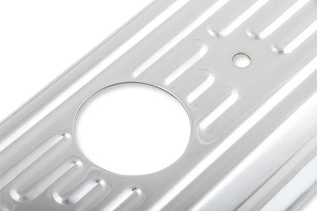 Mr Gasket 9847 Valve Cover; Valve Cover Cap; Center Hold Down Style; Pair; - Truck Part Superstore