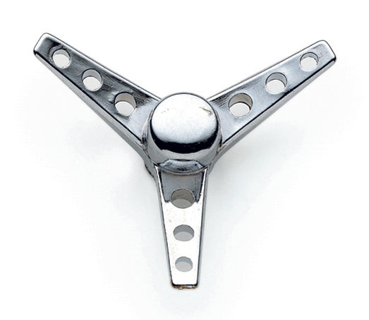 Mr Gasket 9868 Air Cleaner Spin Nut; Steel Tri-Bar; 1/4-20 in. Thread; Chrome; - Truck Part Superstore
