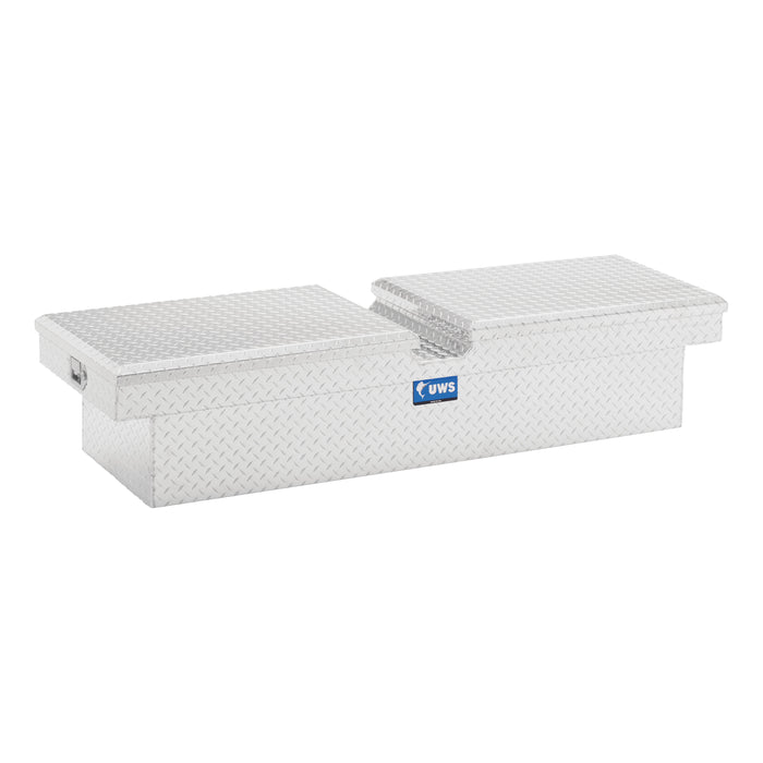 UWS EC10051 UWS EC10051 63-Inch Heavy-Wall Aluminum Gull Wing Truck Tool Box; RigidCore Lids - Truck Part Superstore