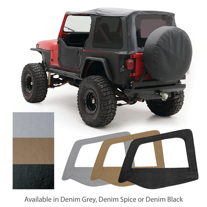 Smittybilt 9870217 Soft Top 87-95 Wrangler YJ OEM Replacement W/Tinted Windows Spice Smittybilt - Truck Part Superstore