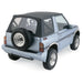 Rampage 98735 Factory Replacement Soft Top; Black Diamond; Install Over Factory Framework; - Truck Part Superstore