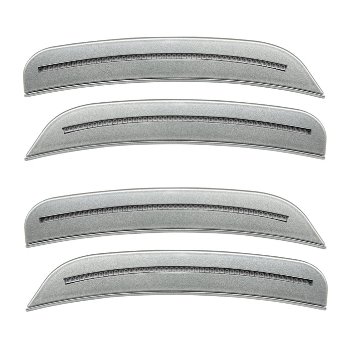 Oracle Lighting 9880-PSC-C Concept Sidemarker Set, Clear, Billet Metallic (PSC) - Truck Part Superstore