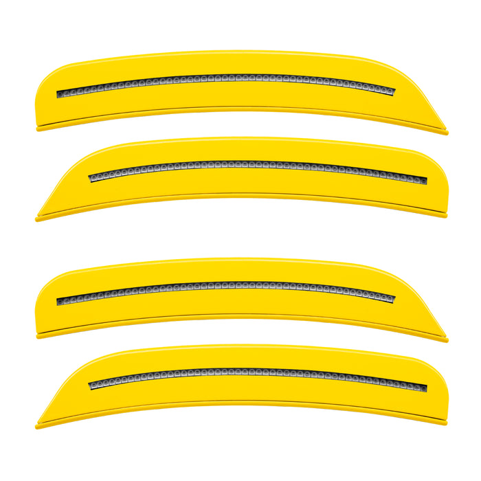 Oracle Lighting 9880-PY4-C Concept Sidemarker Set, Clear, Yellow Jacket (PY4) - Truck Part Superstore