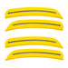 Oracle Lighting 9880-PY4-C Concept Sidemarker Set, Clear, Yellow Jacket (PY4) - Truck Part Superstore