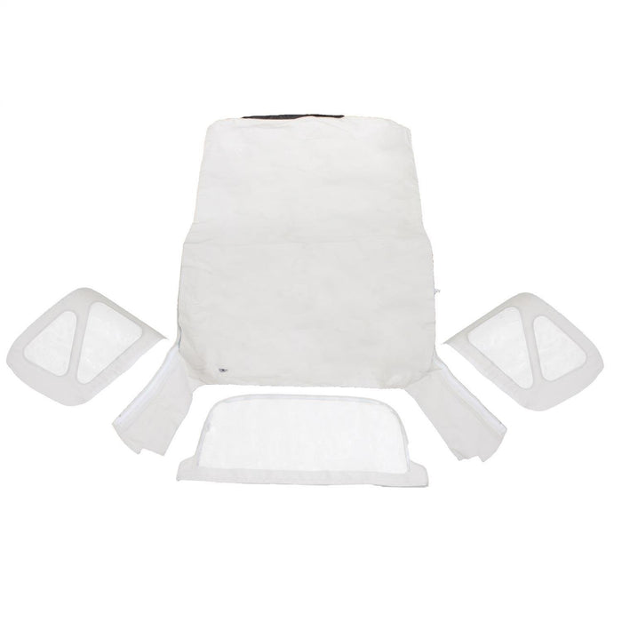 Rampage 98852R Factory Replacement Soft Top; Install Over Factory Framework; White; - Truck Part Superstore