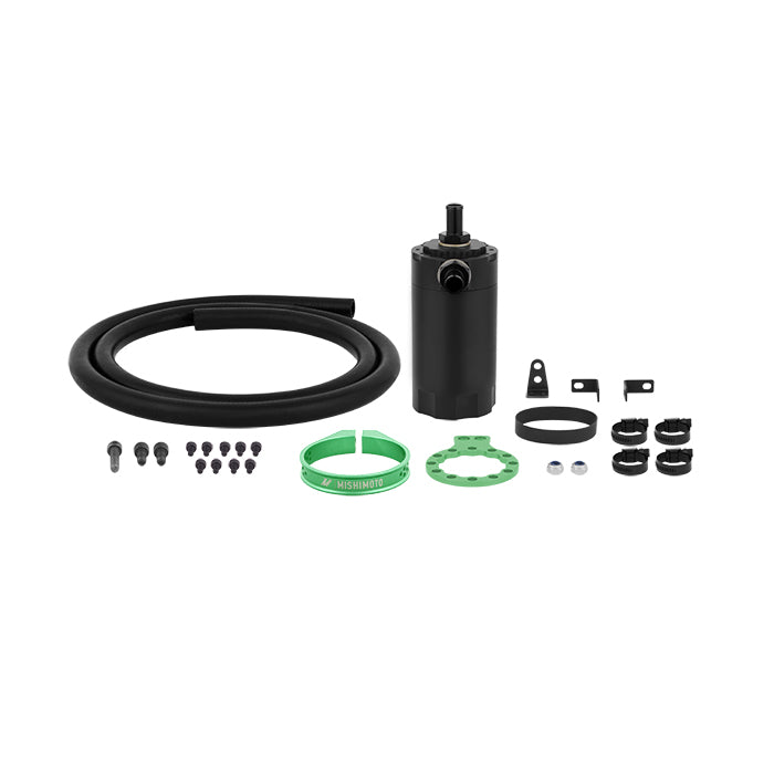 Mishimoto MMBCC-UNI-GN Mishimoto Baffled Oil Catch Can, Green - Truck Part Superstore