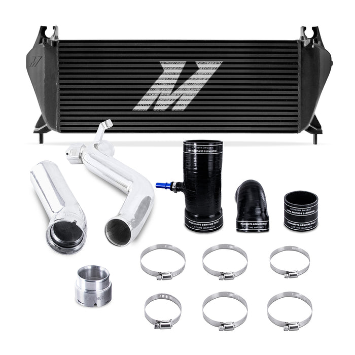 Mishimoto MMINT-RGR-19KBKP Intercooler Kit, fits Ford Ranger 2.3L 2019+, Black Intercooler, Polished Pipes - Truck Part Superstore